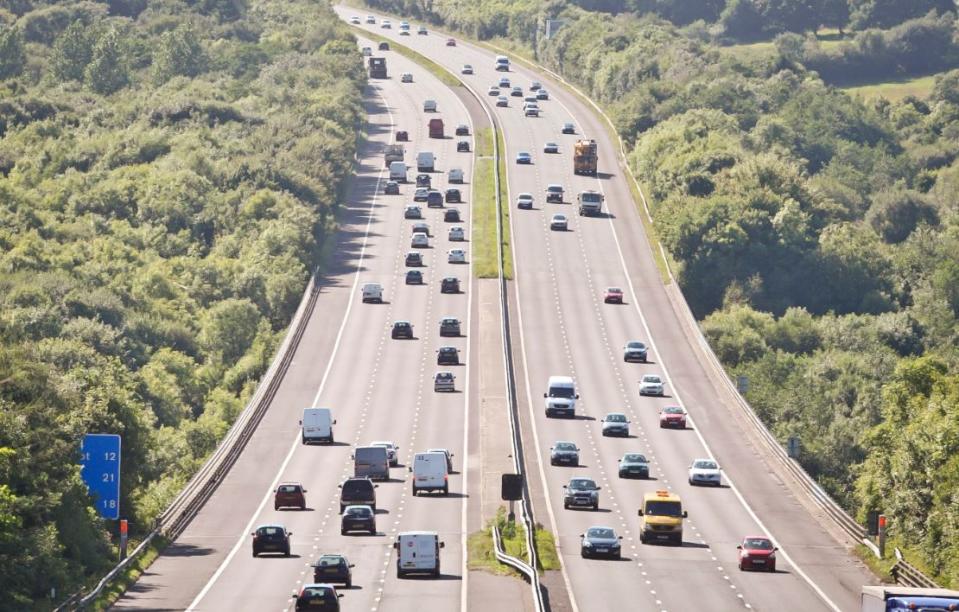 The camera is being trialled on the M5 (PA)