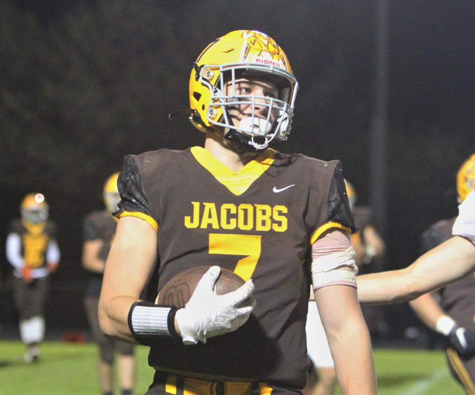 Henry Jacobs High School tight end Grant Stec plans to enroll at UW in January so he can begin making his case for playing time as a freshman next season.