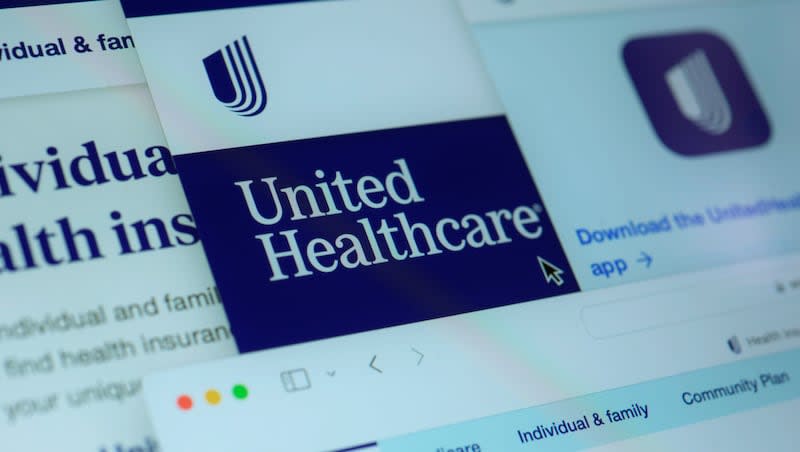 Pages from the United Healthcare website are displayed on a computer screen, Feb. 29, 2024, in New York. UnitedHealth says files with personal information that could cover “a substantial portion of people in America” may have been taken in the cyberattack on its Change Healthcare business. The company said Monday, April 22, 2024, after markets closed that it sees no signs that doctor charts or full medical histories were released after the attack.