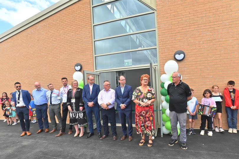 Official opening of the extension by the Sherford Consortium WeST and Devon Contractors