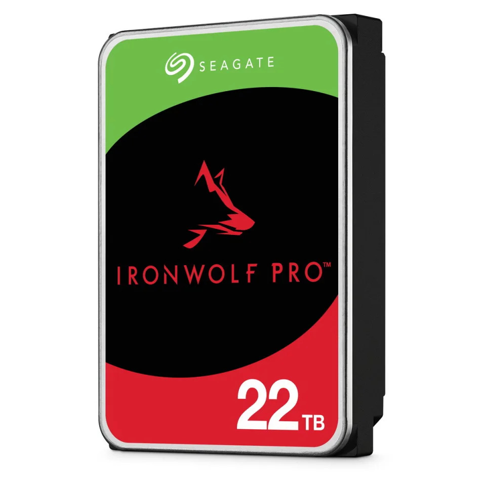 &#x005716;&#x00ff0f;Seagate&#x0063a8;&#x0051fa;&#x0063a1;&#x007528;CMR&#x006280;&#x008853;&#x007684;22TB HDD IronWolf Pro&#x003002;