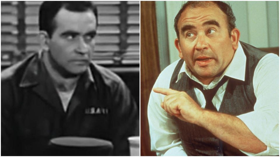 Ed Asner, 1956 and 1976