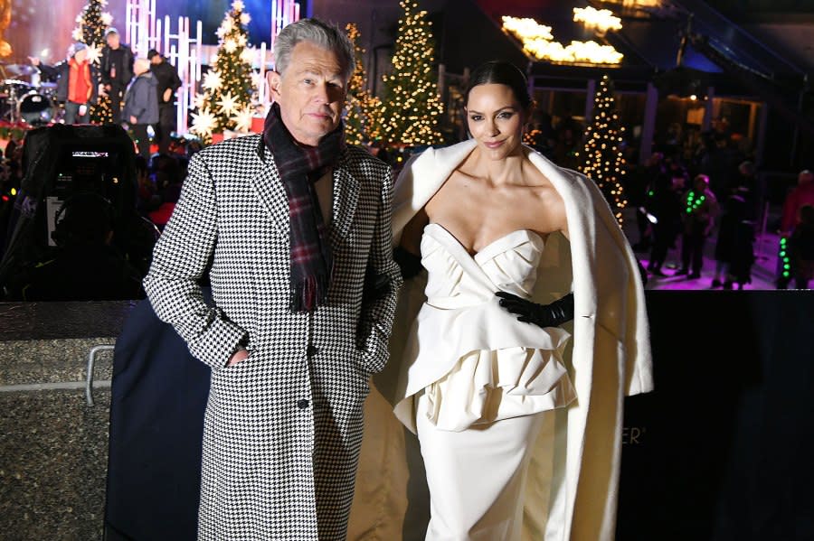 David Foster and Katharine McPhee Rockefeller Center Tree Lighting Ceremony