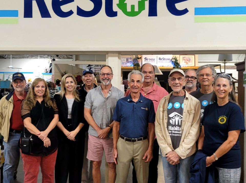 Members of the Rotary Club of Venice Suncoast, Venice-Nokomis Rotary Club, and Rotary Club of Englewood joined forces last week to support Habitat for Humanity's South Sarasota ReStore. Coupled with a matching grant from Rotary District 6960, the store received a new air-conditioning unit. “Our ReStore is a vital part of achieving our goal of providing housing to hard-working families,” South Sarasota County Habitat CEO Christina McCauley said. “Rotary has been a key donor to our ReStore and helps keep us functional and successful.” Visit habitatsouthsarasota.org and rotarydistrict6960.org.