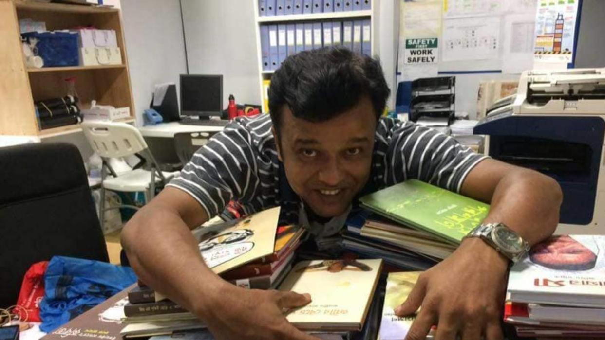Md Sharif Uddin has worked in Singapore for 16 years and says he did not borrow money from loan sharks. (Photo: Facebook/writersharifuddin)