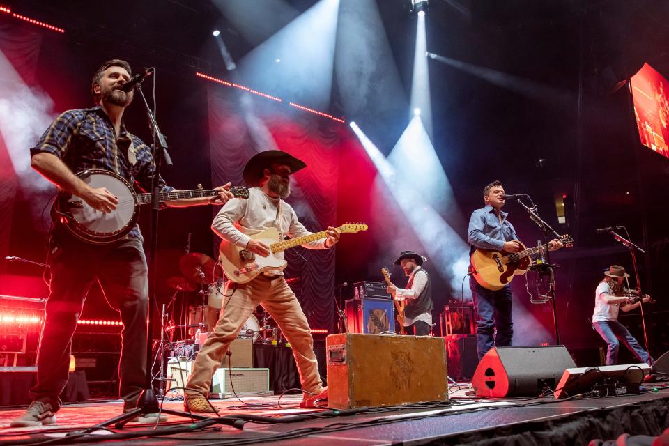 The Turnpike Troubadours perform at Paycom Center, Saturday, Nov. 12, 2022, in Oklahoma City. 