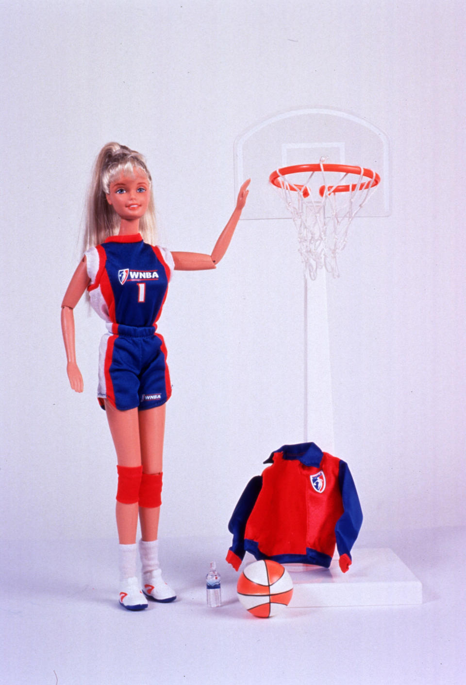 Mattel's WNBA Barbie doll outfitted for basketball.&nbsp;