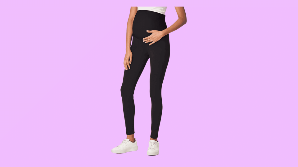 These maternity leggings come highly rated from Amazon shoppers.