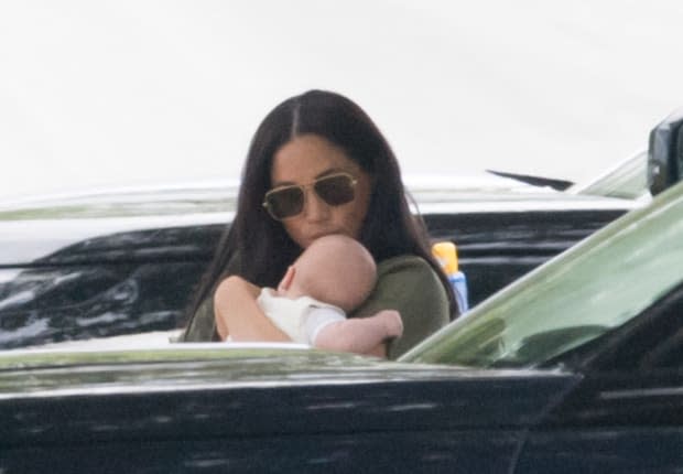 Meghan Markle at the King Power Royal Charity Polo Day at Billingbear Polo Club in Wokingham, England. Photo: Samir Hussein/WireImage