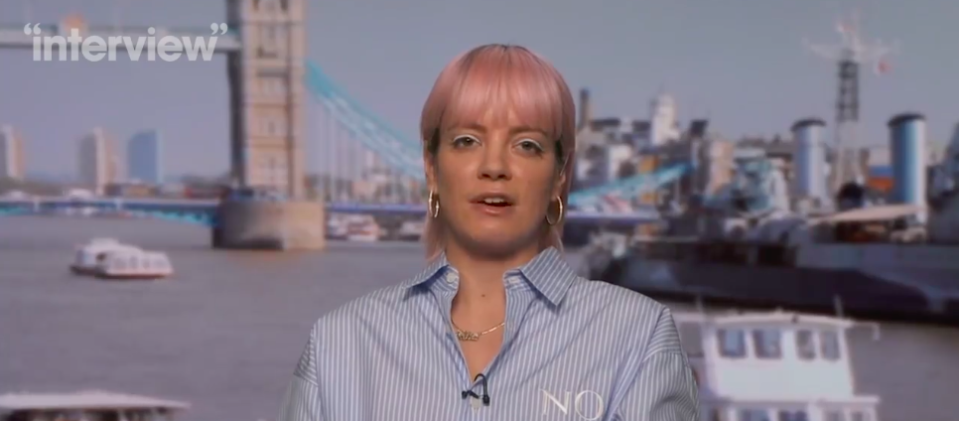 Lily Allen appeared on <em>Interview with Andrew Denton</em> and revealed her mum, Alison Owen, used to work with Harvey Weinstein. Source: Channel 7