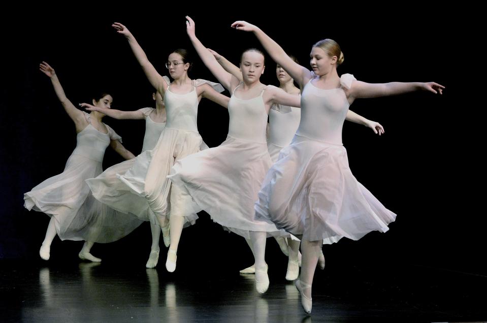 Members of the Springfield Dance Theatre perform at the Hoogland for First Night Springfield Saturday Dec. 31, 2022.