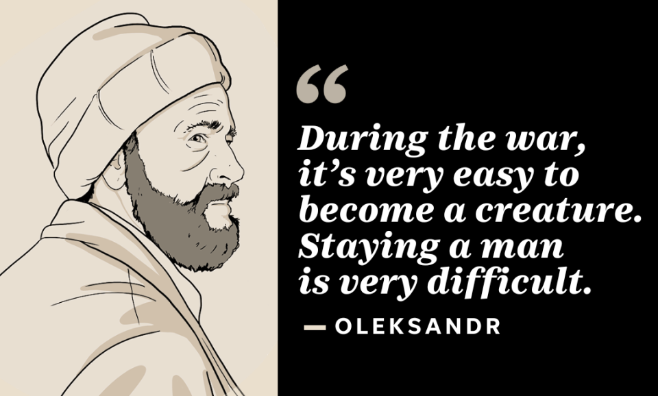 For Oleksandr, banding together with his neighbors kept them all human – and alive – during the siege of Mariupol.