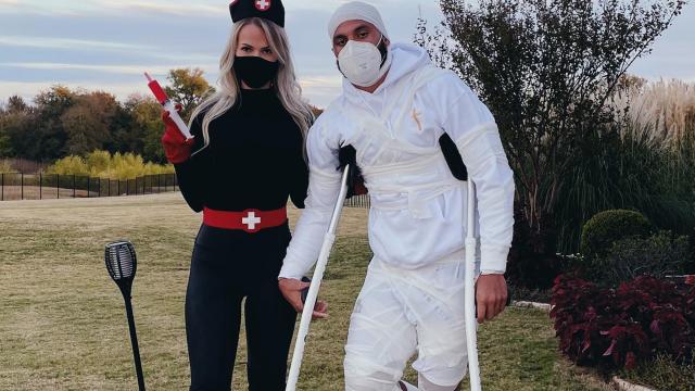 Dak Prescott, girlfriend Natalie Buffett show off Halloween costumes