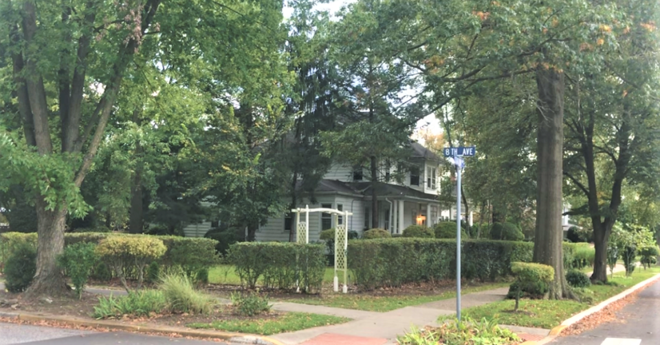 Interfaith Homeless Outreach Council, a long-standing group of congregations based in Camden, is the contract purchaser of a rooming house at the corner of 8th Street and Station Avenue in Haddon Heights. The council is looking for borough zoning approval to operate it as part of its network. PHOTO: Oct. 8, 2023.