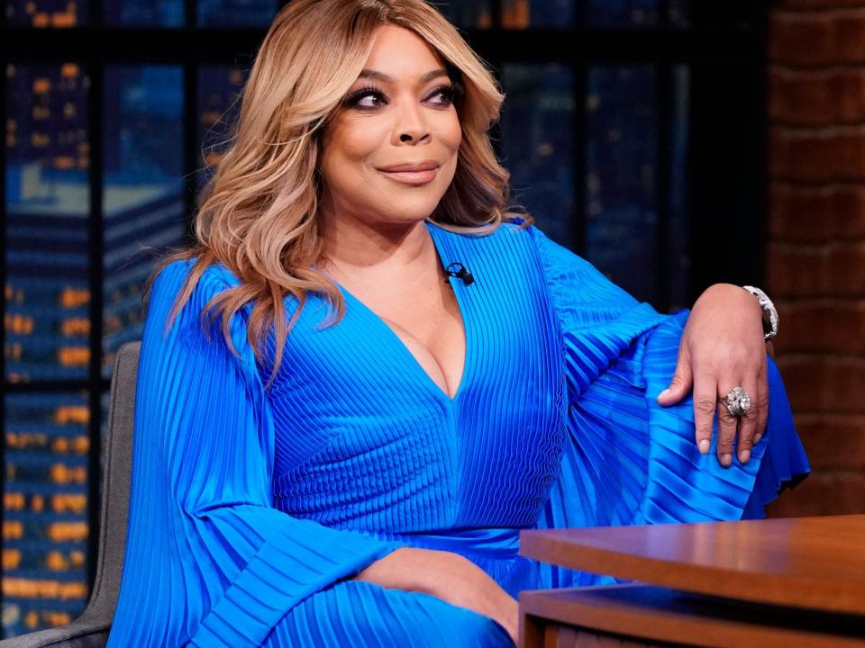 Wendy Williams during an interview with host Seth Meyers on September 12, 2019.