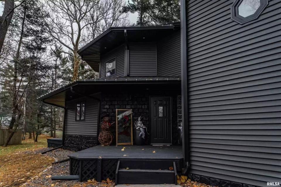 The door to the two-bedroom property in Illinois.