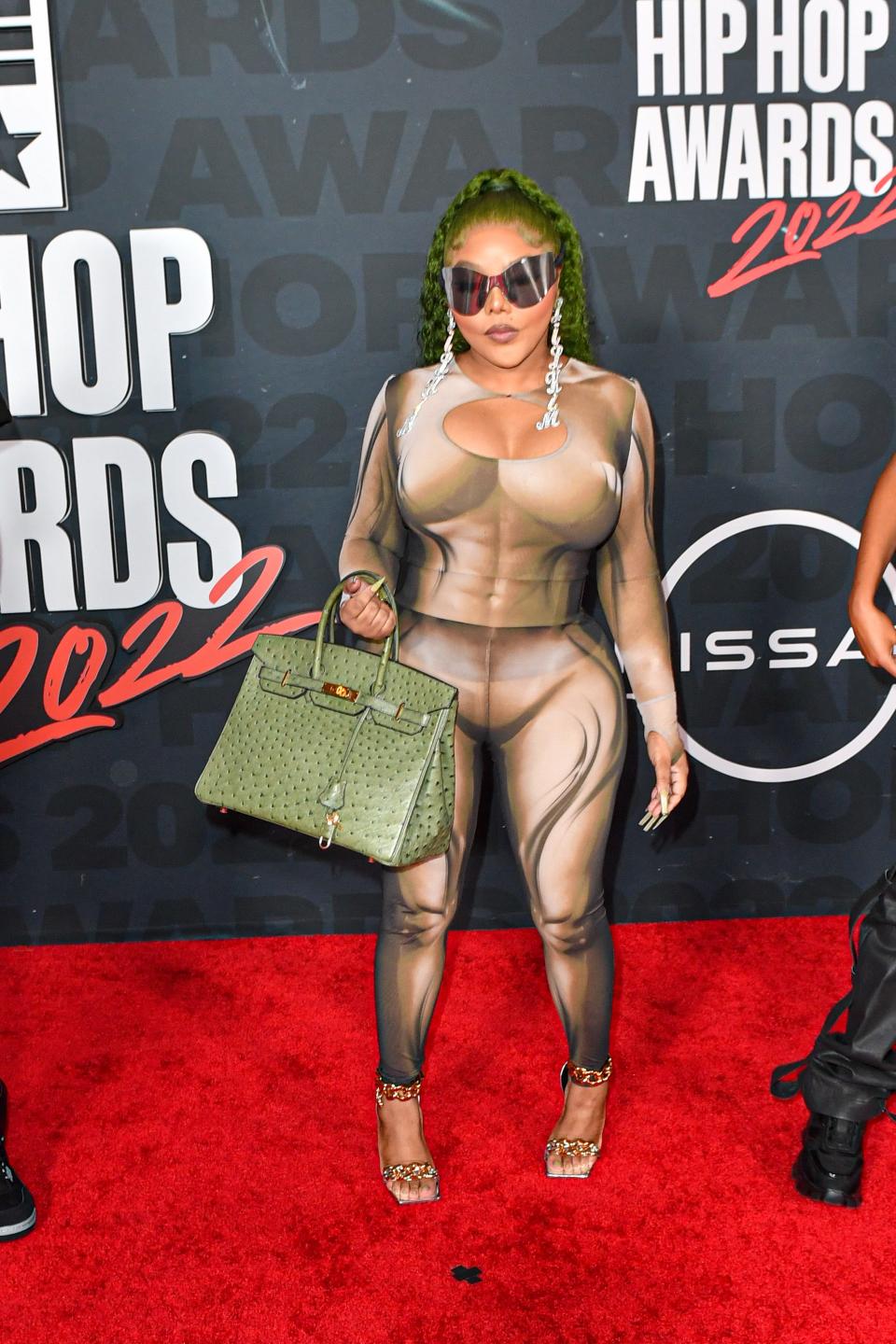 Lil Kim attends the 2022 BET Hip Hop Awards.