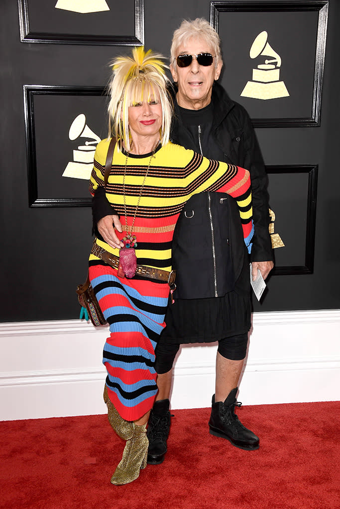 Designer Betsey Johnson and John Cale