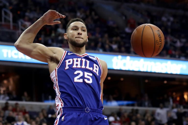 Australia's Ben Simmons set himself beyond such NBA immortals as Michael Jordan and Lebron James with a triple double in only his fourth league contest for the Philadelphia 76ers, while playing against the Detroit Pistons on October 23, 2017