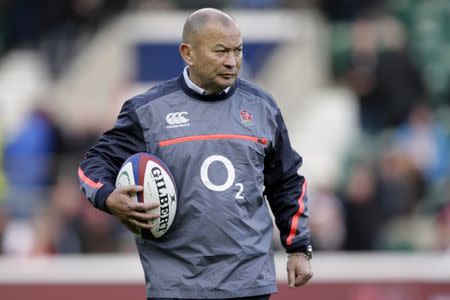 Britain Rugby Union - England v Australia - 2016 Old Mutual Wealth Series - Twickenham Stadium, London, England - 3/12/16 England head coach Eddie Jones during the warm up Action Images via Reuters / Henry Browne Livepic