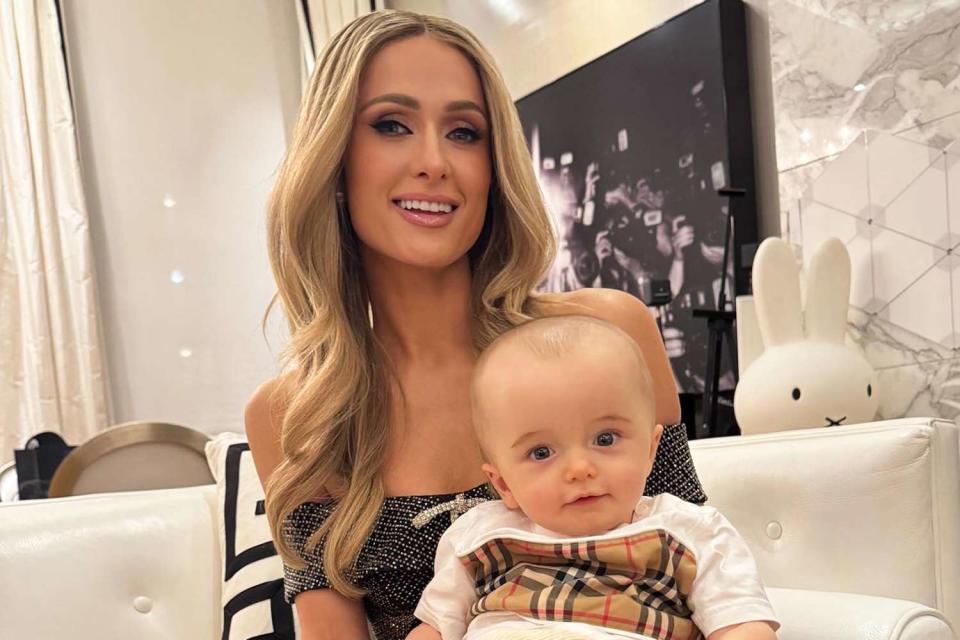 <p>Paris Hilton/ Instagram</p> Paris Hilton and son Phoenix