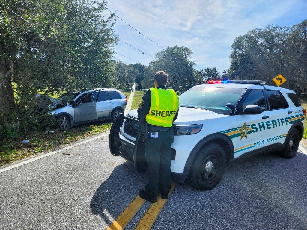 A 40-year-old Polk City man died in a single-vehicle accident on Wilder Road west of Polk City on Wednesday morning, the Polk County Sheriff's Office said.