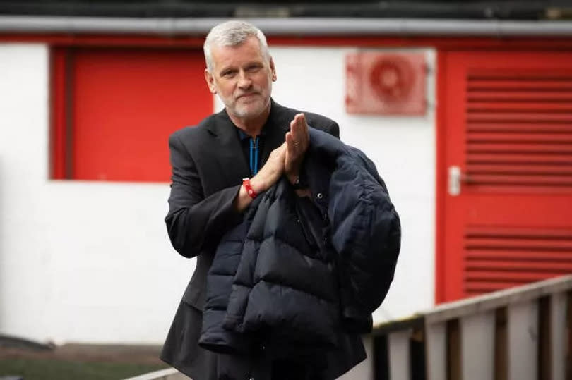 Eric Black applauds fans during the Gothenburg Greats Freedom of the City celebratory event