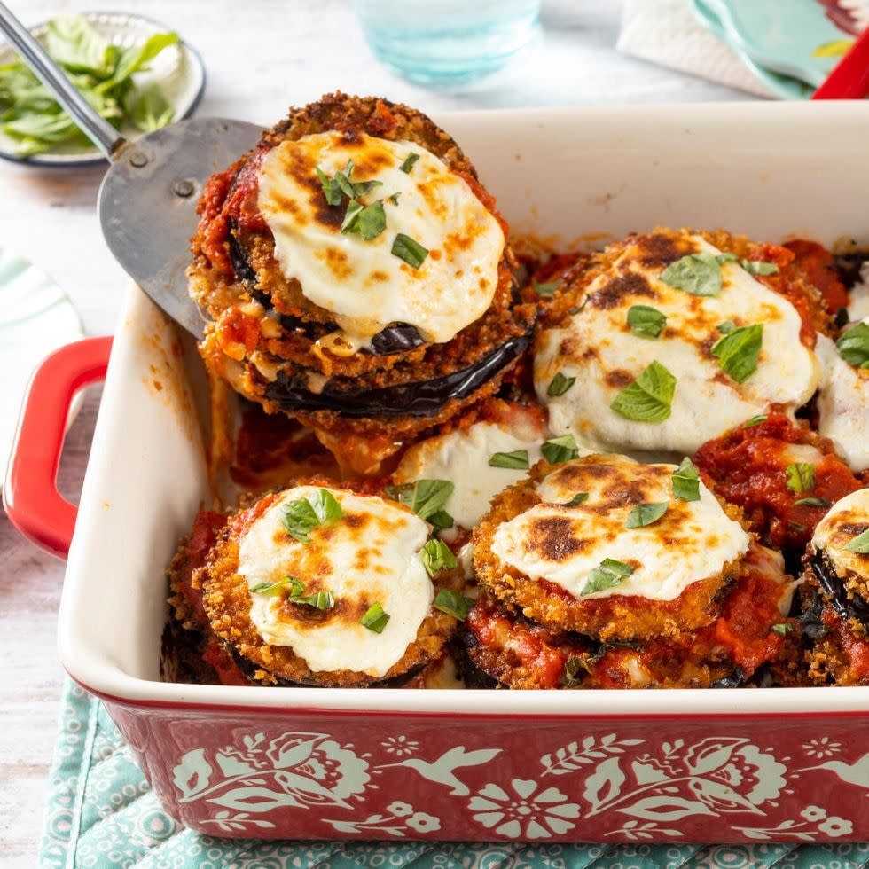 mothers day dinner ideas eggplant parmesan