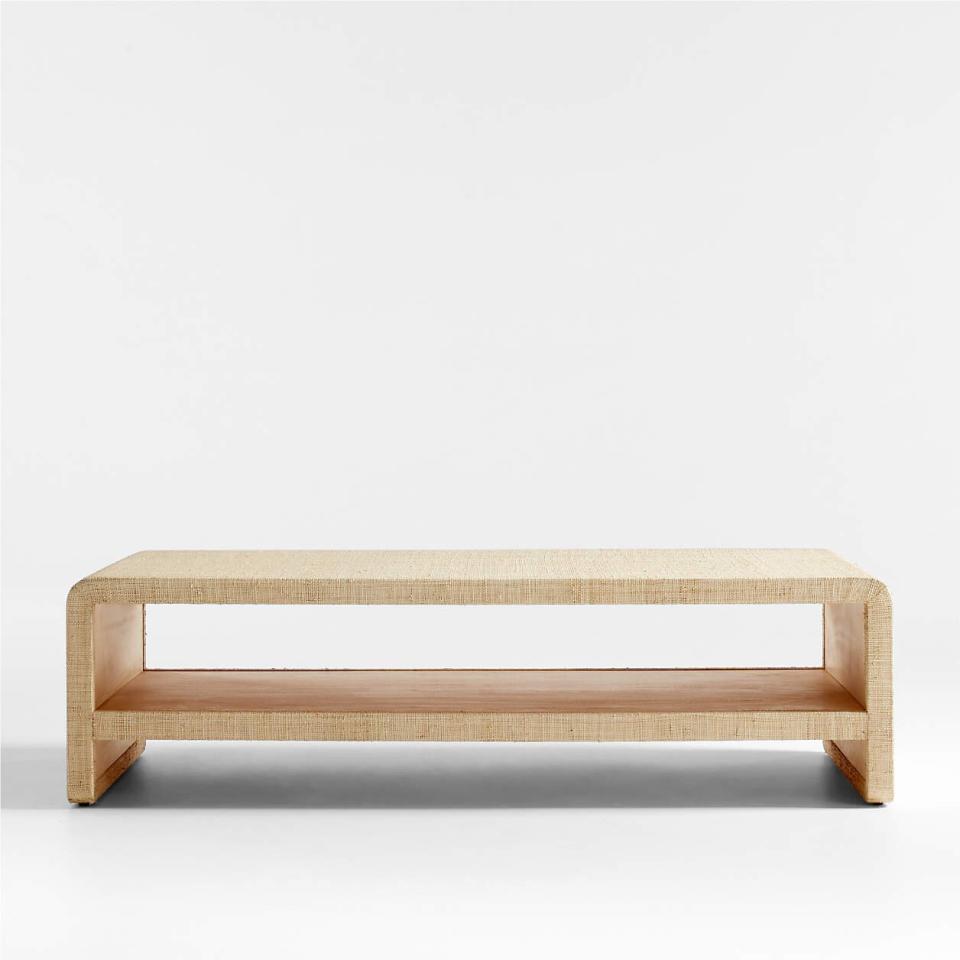 Grasscloth Coffee Table