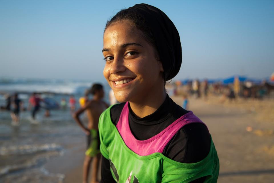 Meet the girl who dreams of being Gaza’s first Olympic swimmer