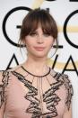 <p>A set of smooth, blown-out bangs adds instant drama to a <a href="https://www.goodhousekeeping.com/beauty/hair/tips/g1800/celebrity-hairstyles-updo/" rel="nofollow noopener" target="_blank" data-ylk="slk:classic updo;elm:context_link;itc:0;sec:content-canvas" class="link ">classic updo</a>. If you aren't going for the regal look, pull out a few strands around the hairline for a wispy effect. </p>