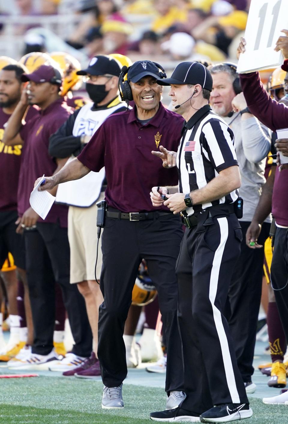 Herm Edwards' ASU Sun Devils football team has its win total for 2022 set at 5.5 wins.