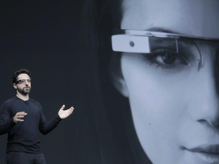 sergey brin and google glass