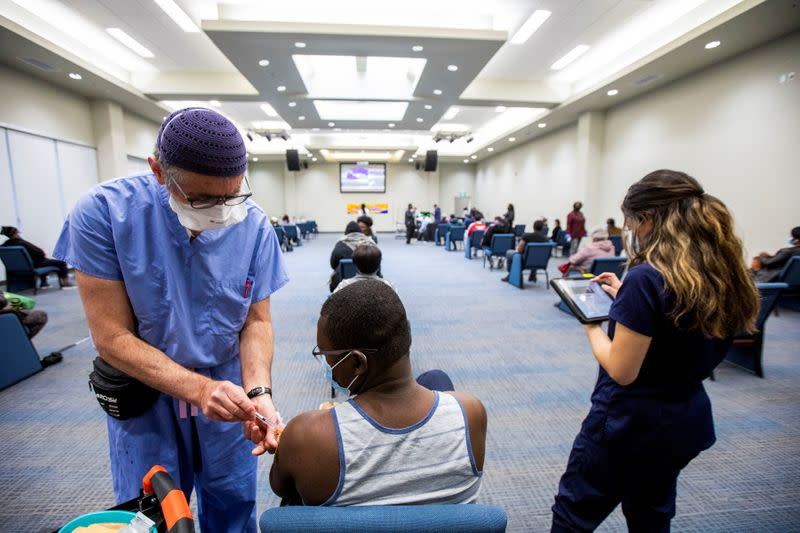 COVID-19 vaccinations at a Pentecostal Church in Toronto, Ontario