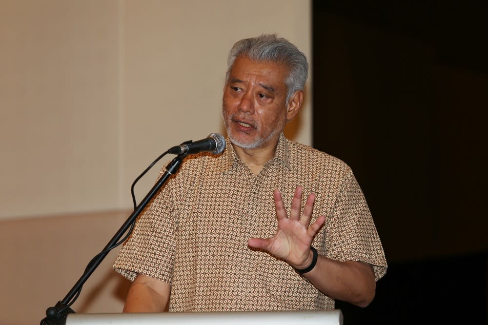 Senior adviser at Khazanah Research lnstitute Jomo Kwame Sundaram speaks at the Malaysian Economic Convention 2019 in Petaling Jaya June 17, 2019. — Picture by Choo Choy May