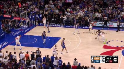 Knicks vs 76ers Game Highlights