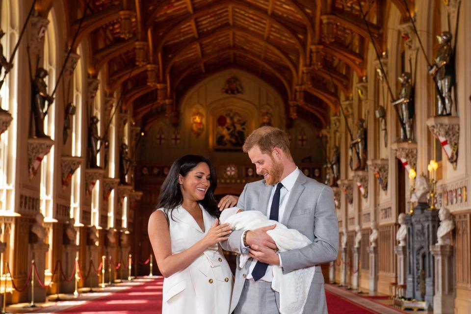 Harry and Meghan with Archie at Windsor Castle (Getty Images)