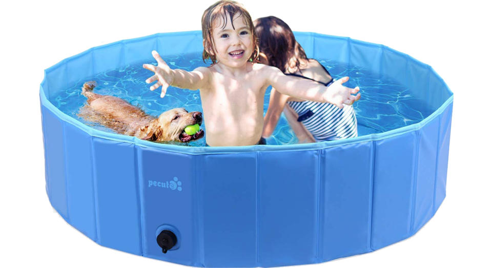 Pecute Paddling Pool for Pets& Kids