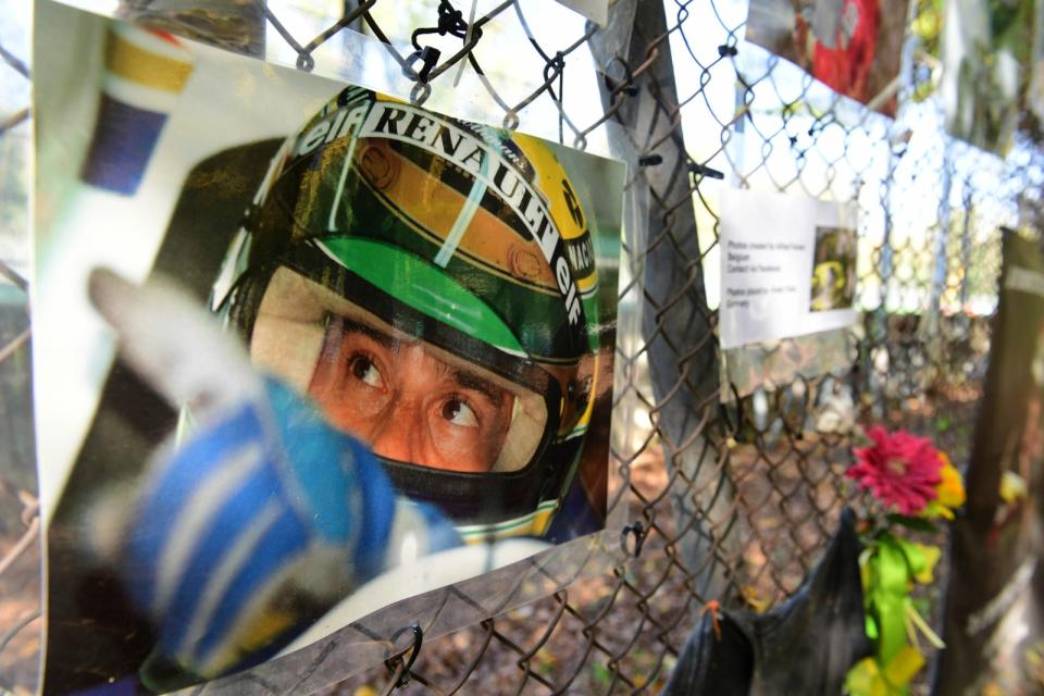 F1車手洗拿（Ayrton Senna）比賽中車禍逝世30週年。美聯社