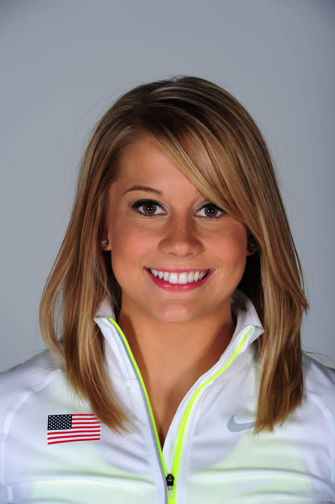 Gymnast Shawn Johnson poses for a portrait during the USOC Portrait Shoot at Smashbox West Hollywood on November 16, 2011 in West Hollywood, California.