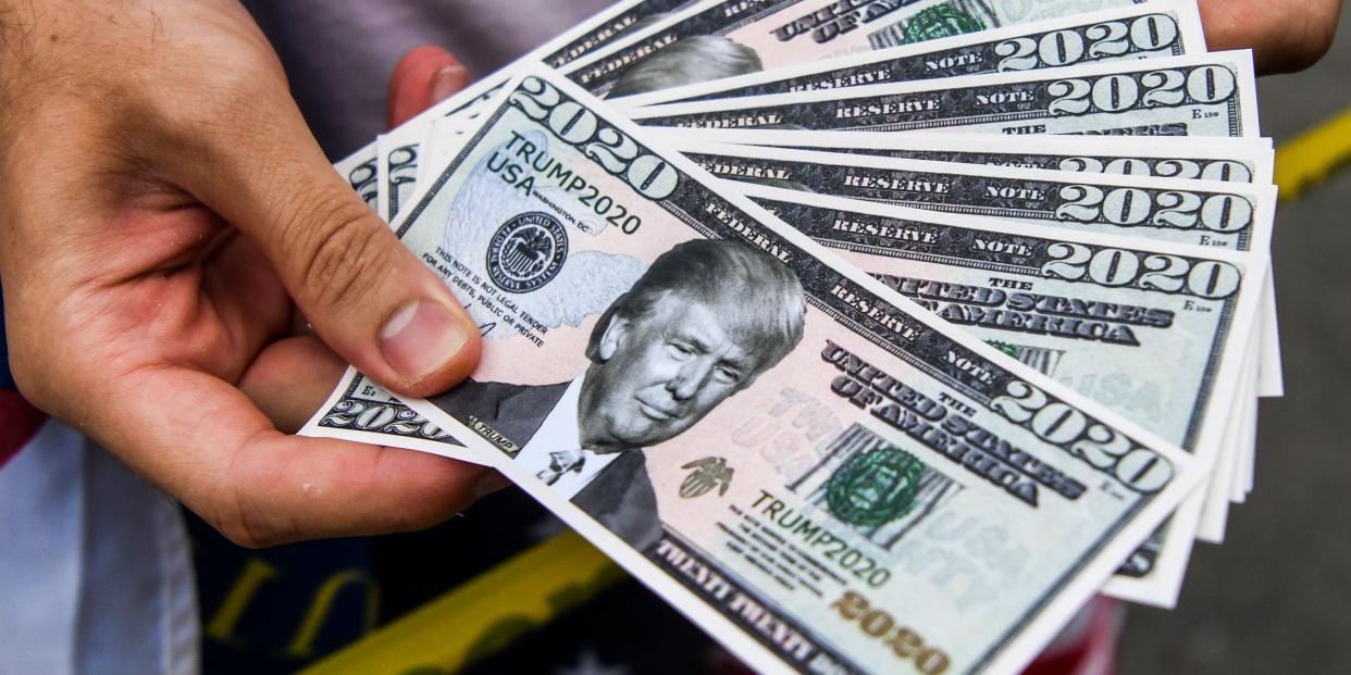 Donald Trump fake money