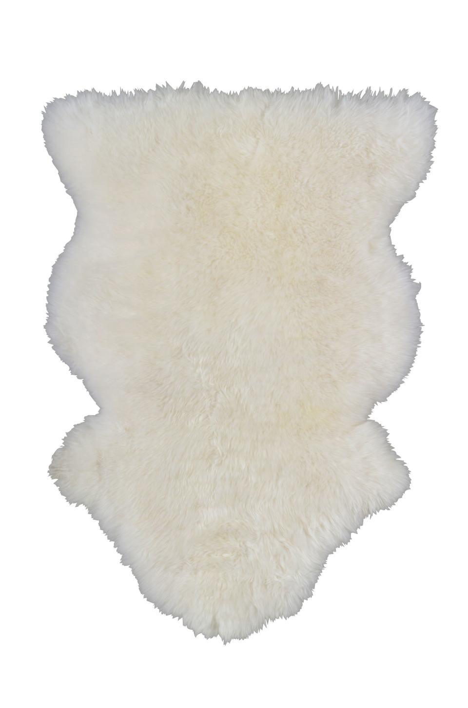 SHOP NOW: RENS sheepskin in white by IKEA, $30, ikea.com