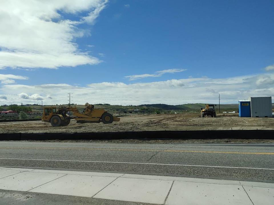 Grading work has started at 4401 Leslie Road, Richland, for Flex Space Business Center, a commercial park near West Clearwater Avenue and Leslie in Richland. Wendy Culverwell/Tri-City Herald