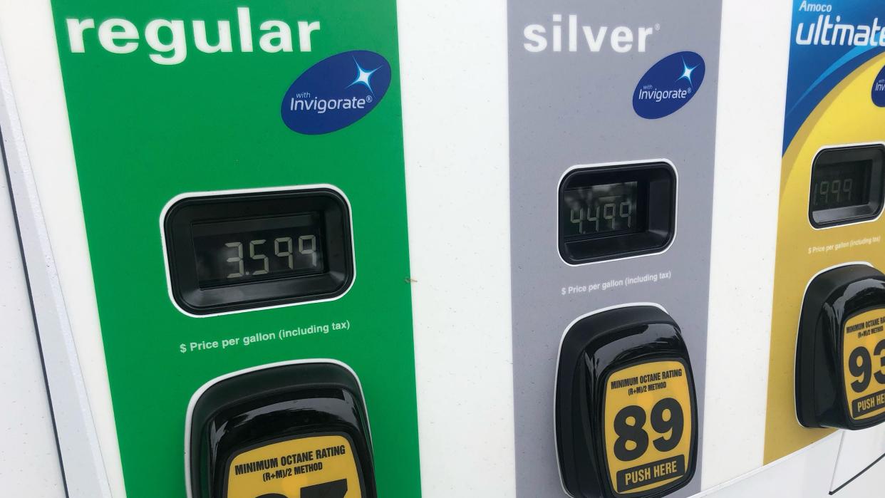 The average gasoline price in Florida topped $3 per gallon on Tuesday, July 6, 2021, for the first time since October 2014. At one BP station on Okeechobee Boulevard in West Palm Beach, the price for a gallon of regular gasoline neared $3.60.