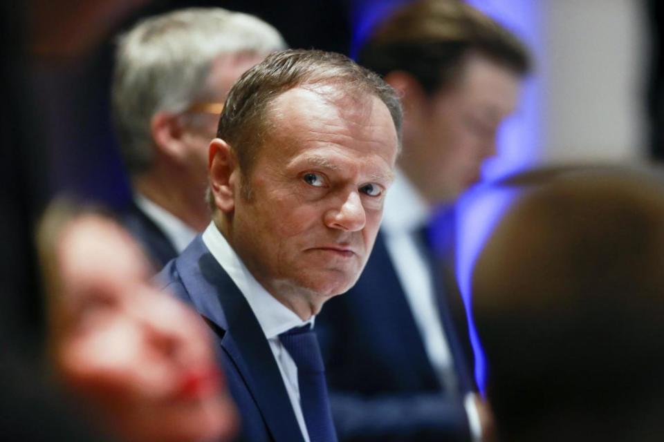 European Council president Donald Tusk said issues remained to be resolved in the Brexit deal (EPA)