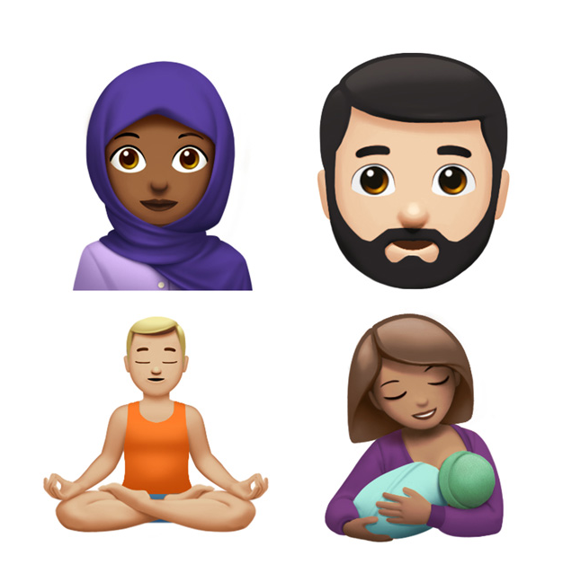 Am Kopftuch-Emoji scheiden sich die Geister. (Bild: Apple)