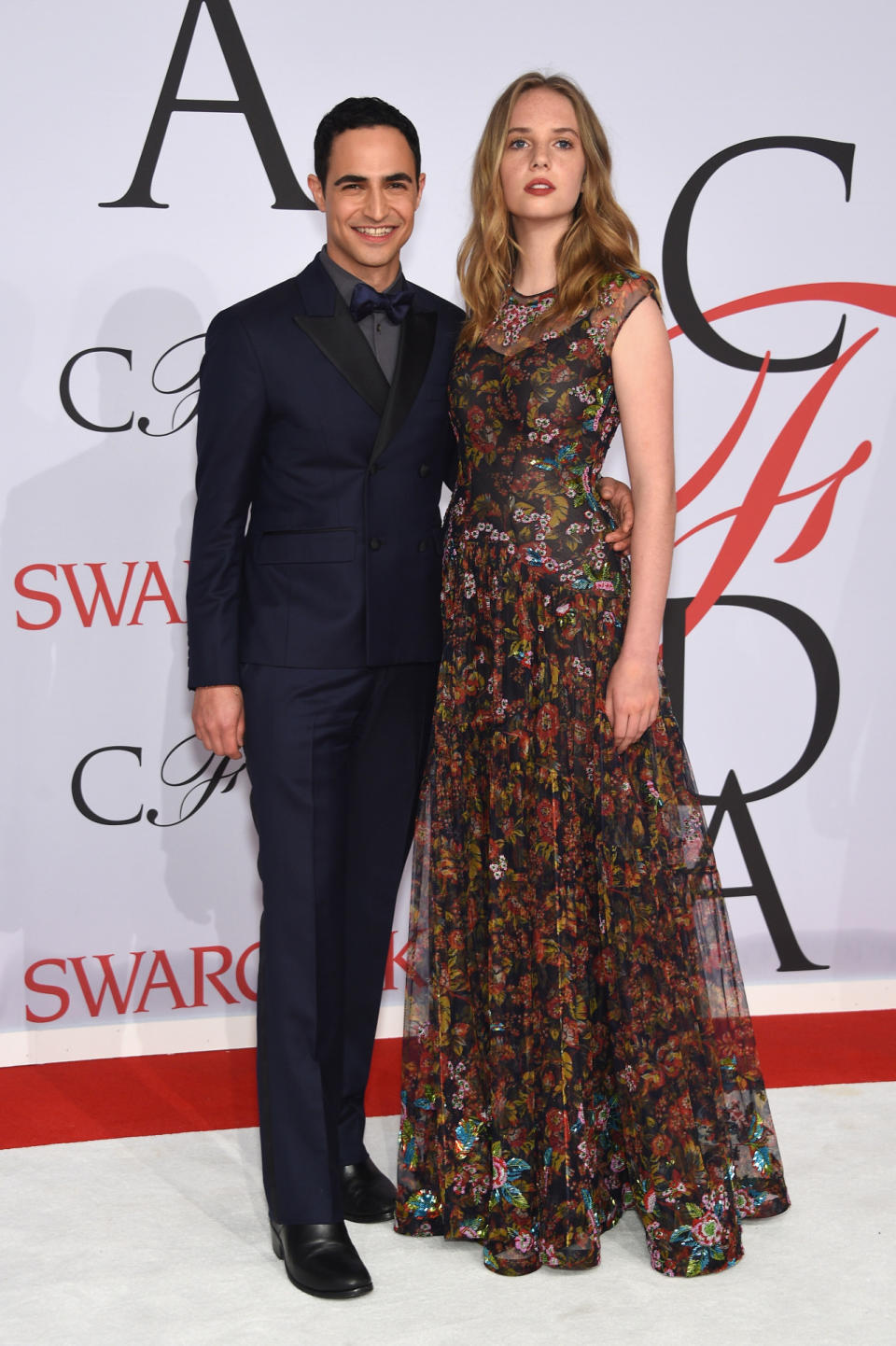 Zac Posen invited Maya Thurman-Hawke, the daughter of Uma Thurman and Ethan Hawke, to be his date for the CFDA Fashion Awards. The 16-year-old made her red carpet debut in a metallic flower power dress that showed off her youth but elicited a fashion career — and maybe even more — in her future.