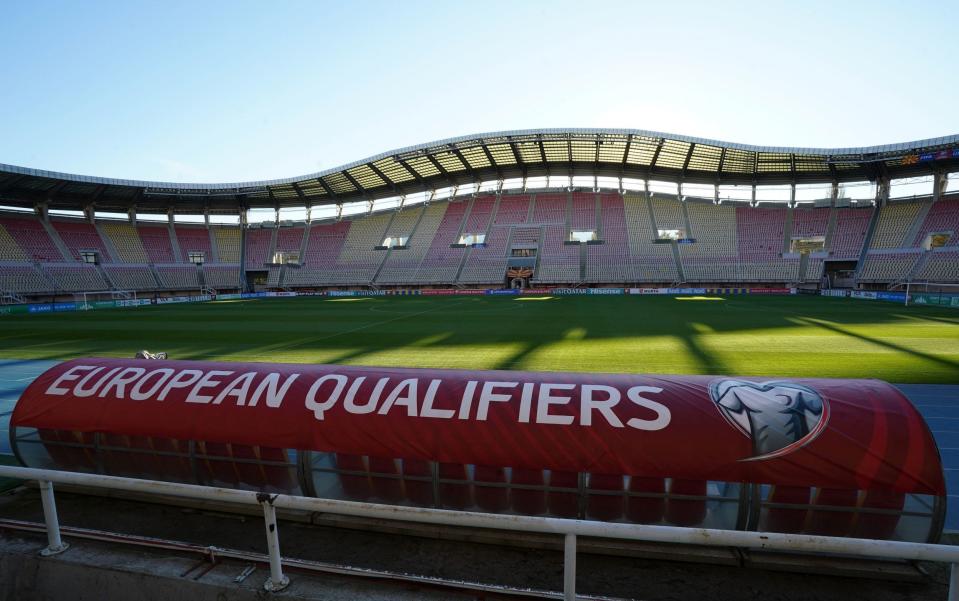 The Todor Proeski National Arena will play host to the North Macedonia vs England encounter