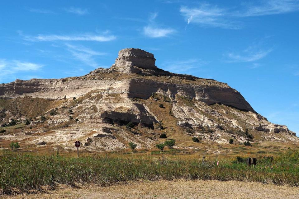 View Along The Saddle Rock Trail at Scotts Bluff National Monument