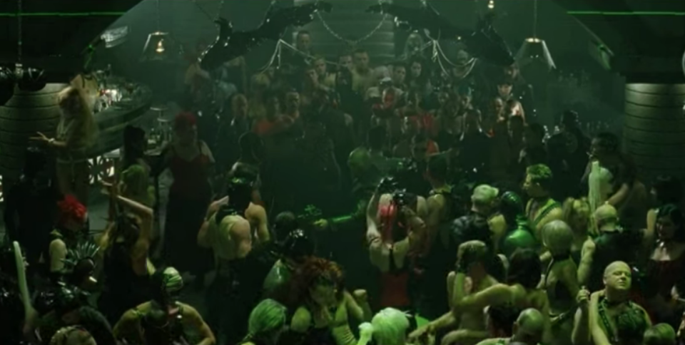 Club Hel from The Matrix Revolutions (Credit: Warner Bros)